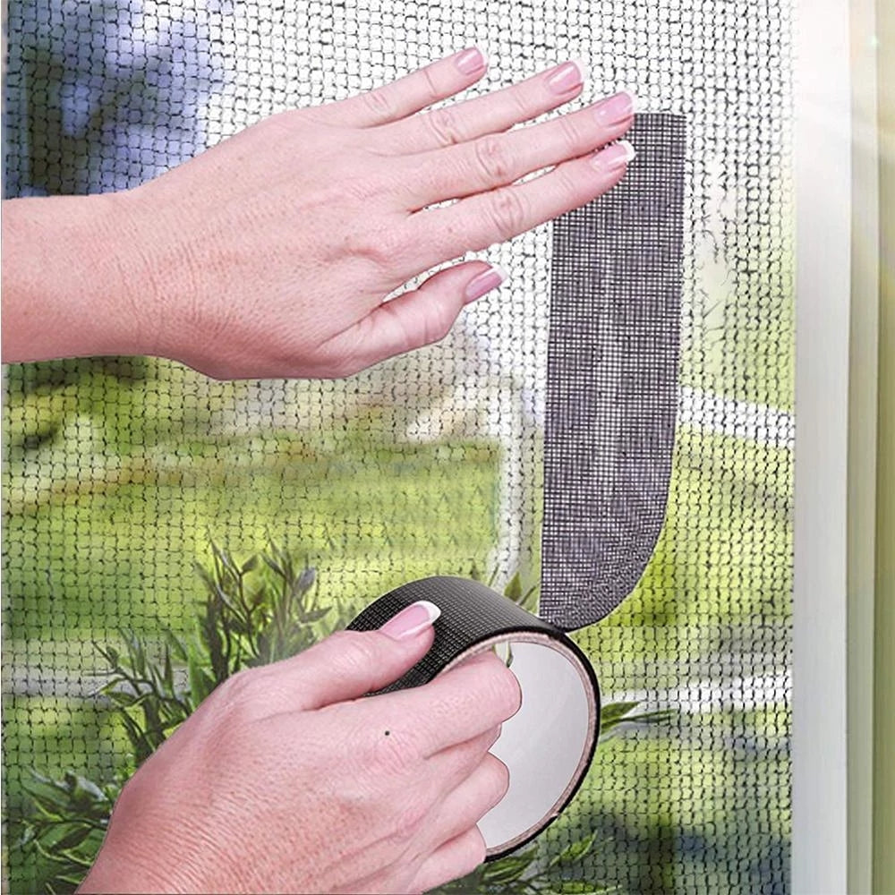 Window screen mending tape