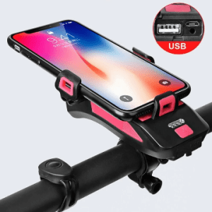 4 in 1 bike phone holder & power bank