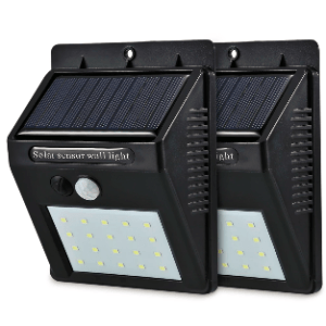 20LED PIR motion sensor solar wall lights
