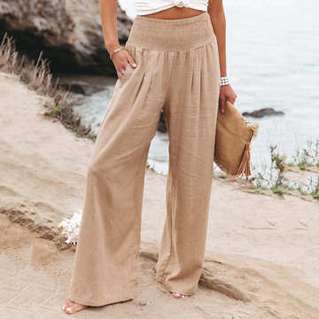 Relaxed wide leg pants with pocket - Image 17