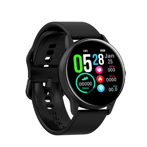 DT88 smart watch with silicone or metal strap