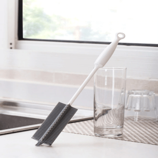 Silicone long handle cleaning brush