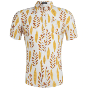 Short sleeve beach shirt for men