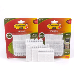 Picture hanging adhesive strips