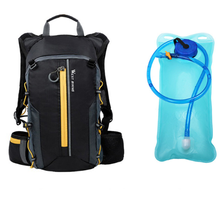 Ultralight waterproof backpack with optional water bag