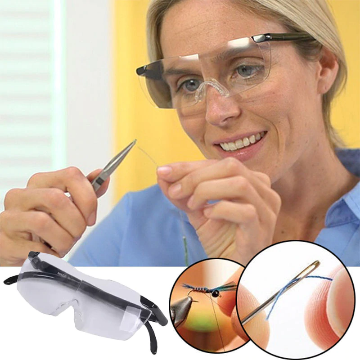 Unisex design 250 degree magnifying glasses