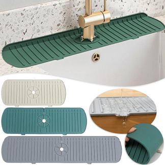 Anti-splash kitchen sink silicone mat