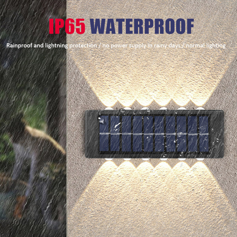 Two-way outdoor solar wall light - Image 29