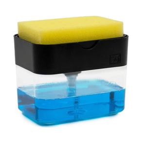 Dish soap dispenser tray