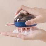 Massaging shampoo brush
