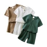 Short sleeve top & shorts childrens' set