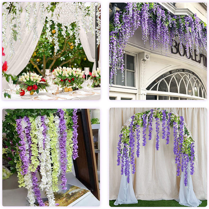 Artificial hanging flower string 12pack - Image 17