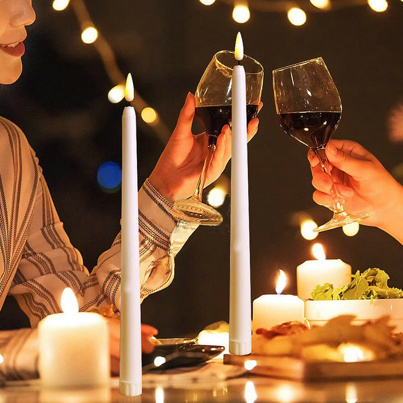 Flameless LED taper candles set with remote - Image 18