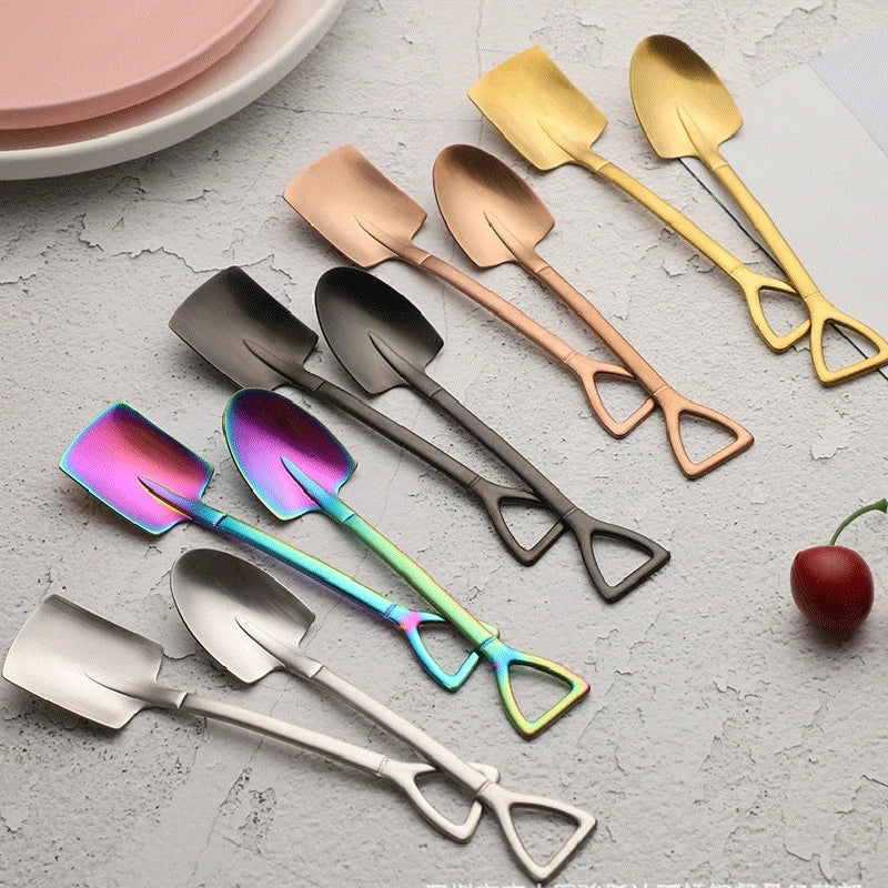 Stainless steel spoon set of 4 pcs