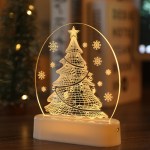 3D Christmas decoration LED night light