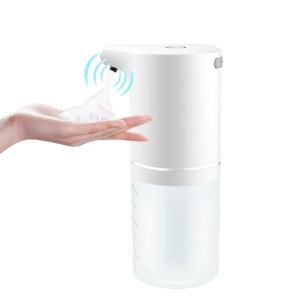Automatic liquid soap foaming dispenser