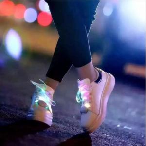 1 pair LED flashing luminous shoelaces