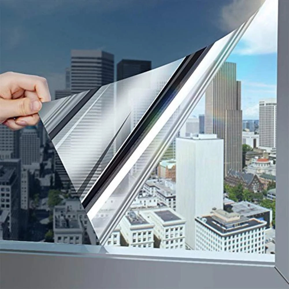 Sun blocking privacy window stickers