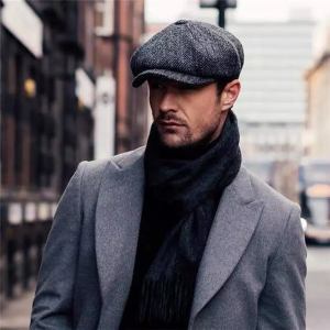 Vintage beret for men