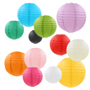 Decorative paper lantern set of 3 pcs