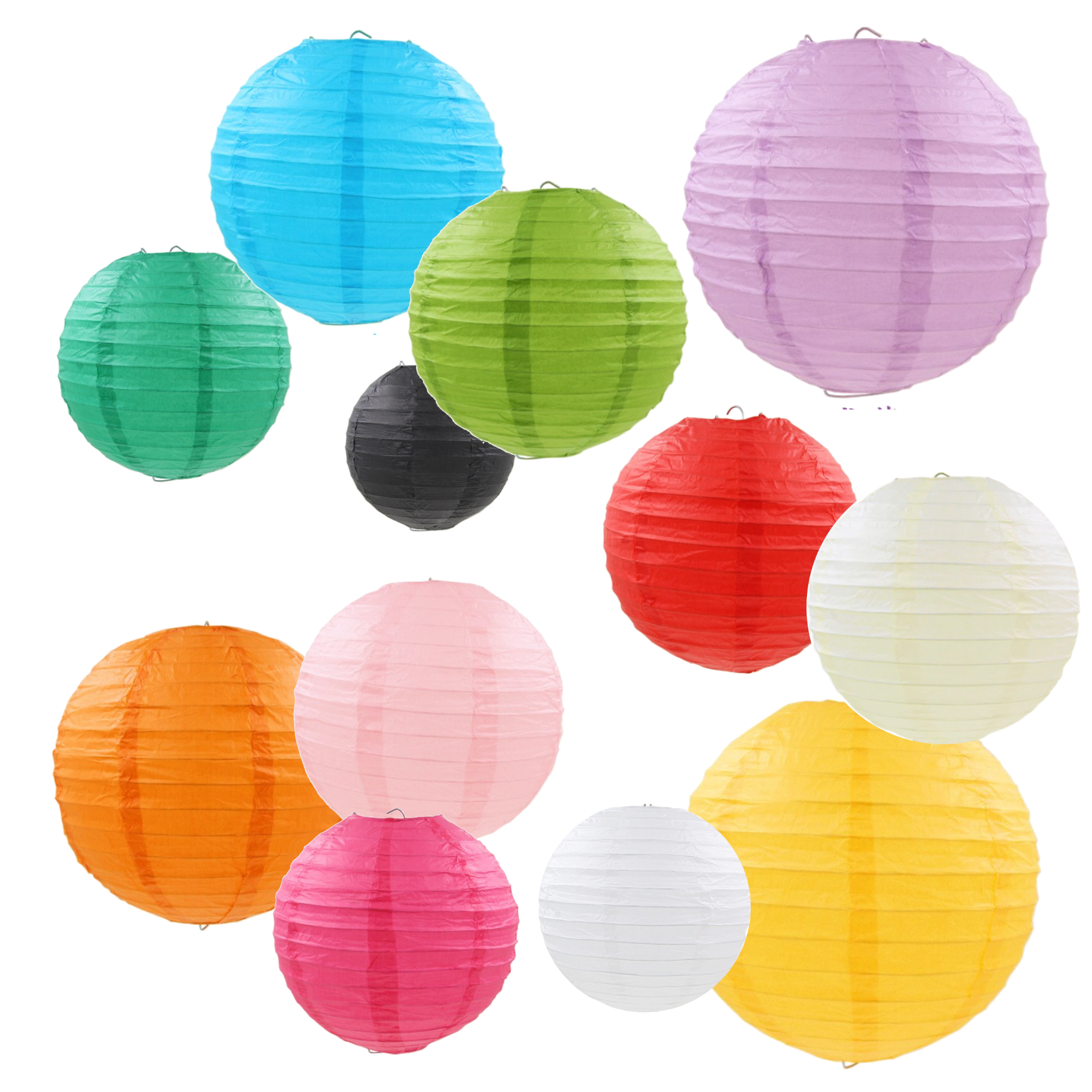 Decorative paper lantern set of 3 pcs