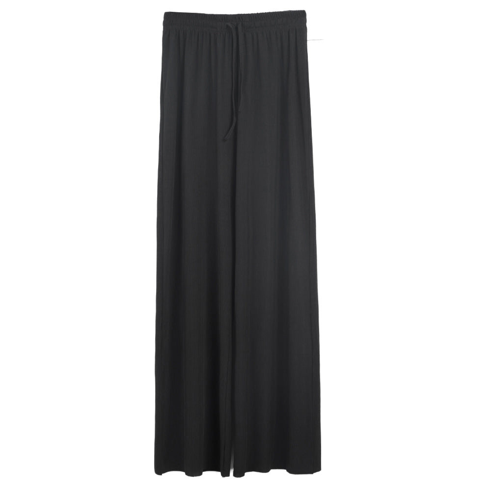 Casual high waist wide leg pants