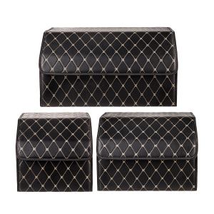 Multi-functional car trunk storage box