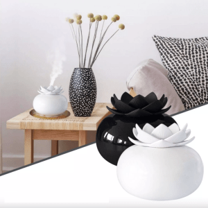 Essential oil LED light ceramic diffuser