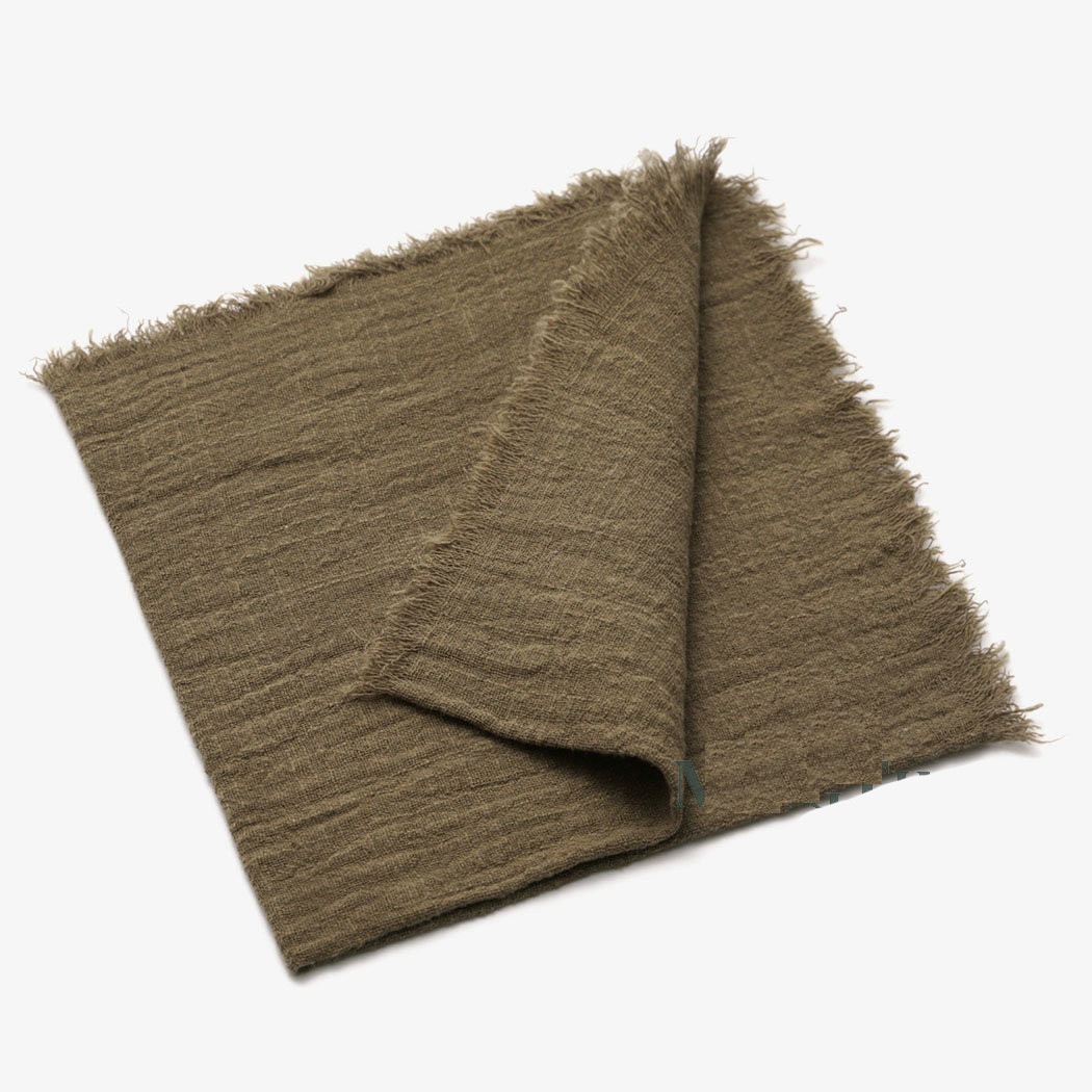 Rustic style cotton table napkins - 2pack - Image 4