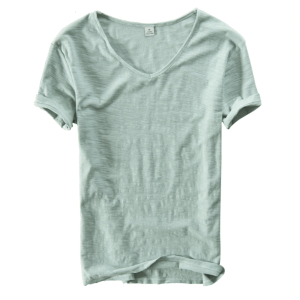 Super thin v-neck t-shirt for men