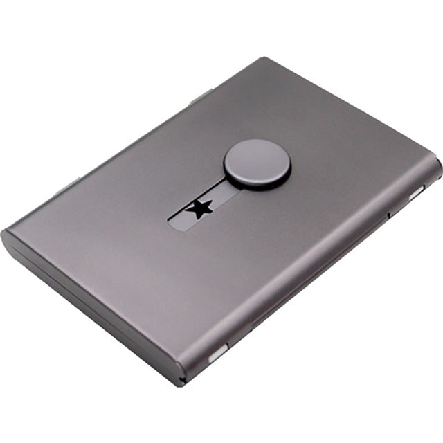 Metal business cards holder