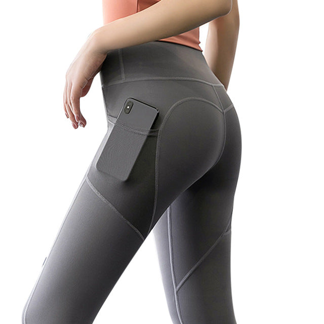 Sports leggings 3/4 length with pocket - Image 5