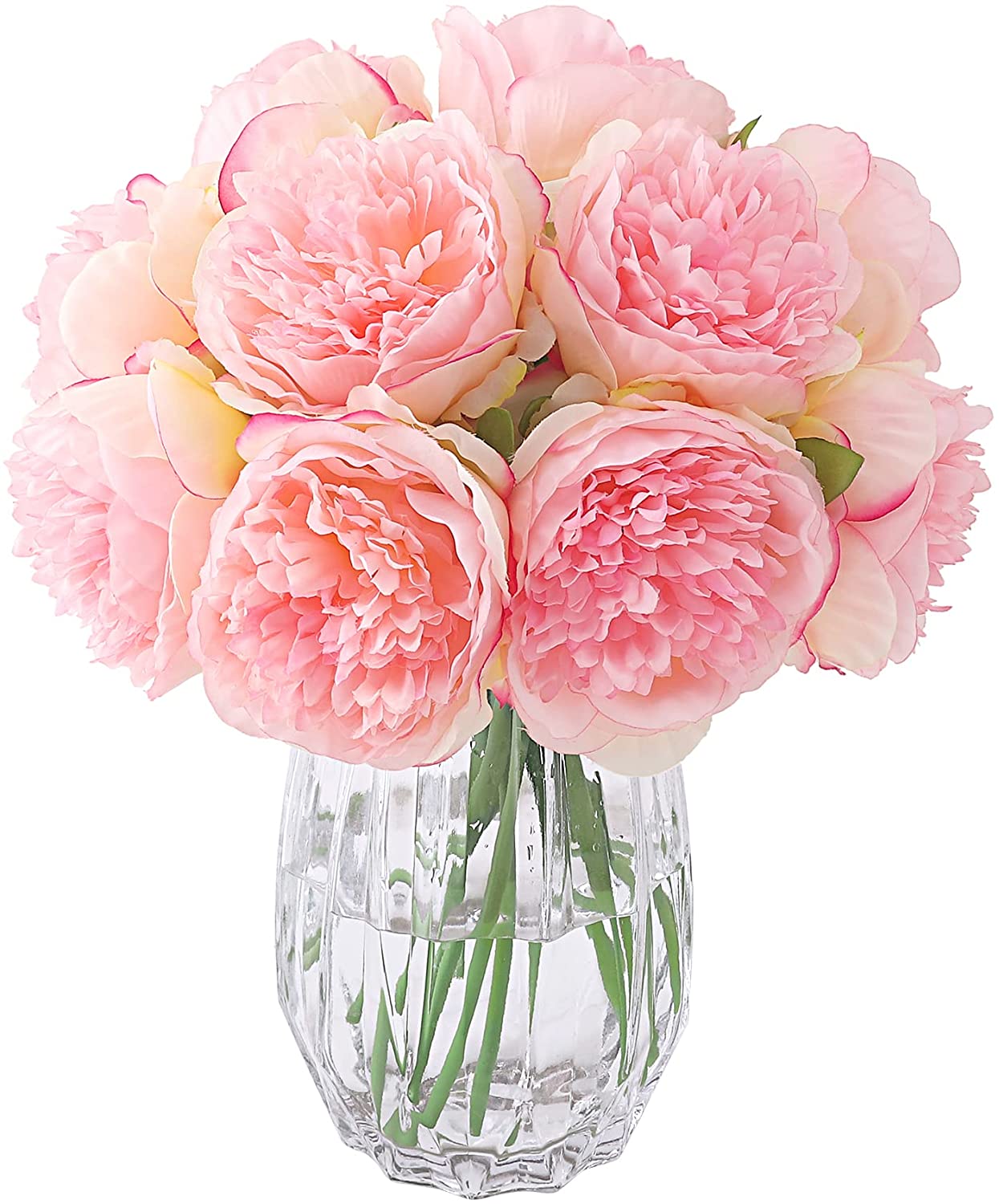 Large artificial peony flower - 5 piece bouquet - Image 23