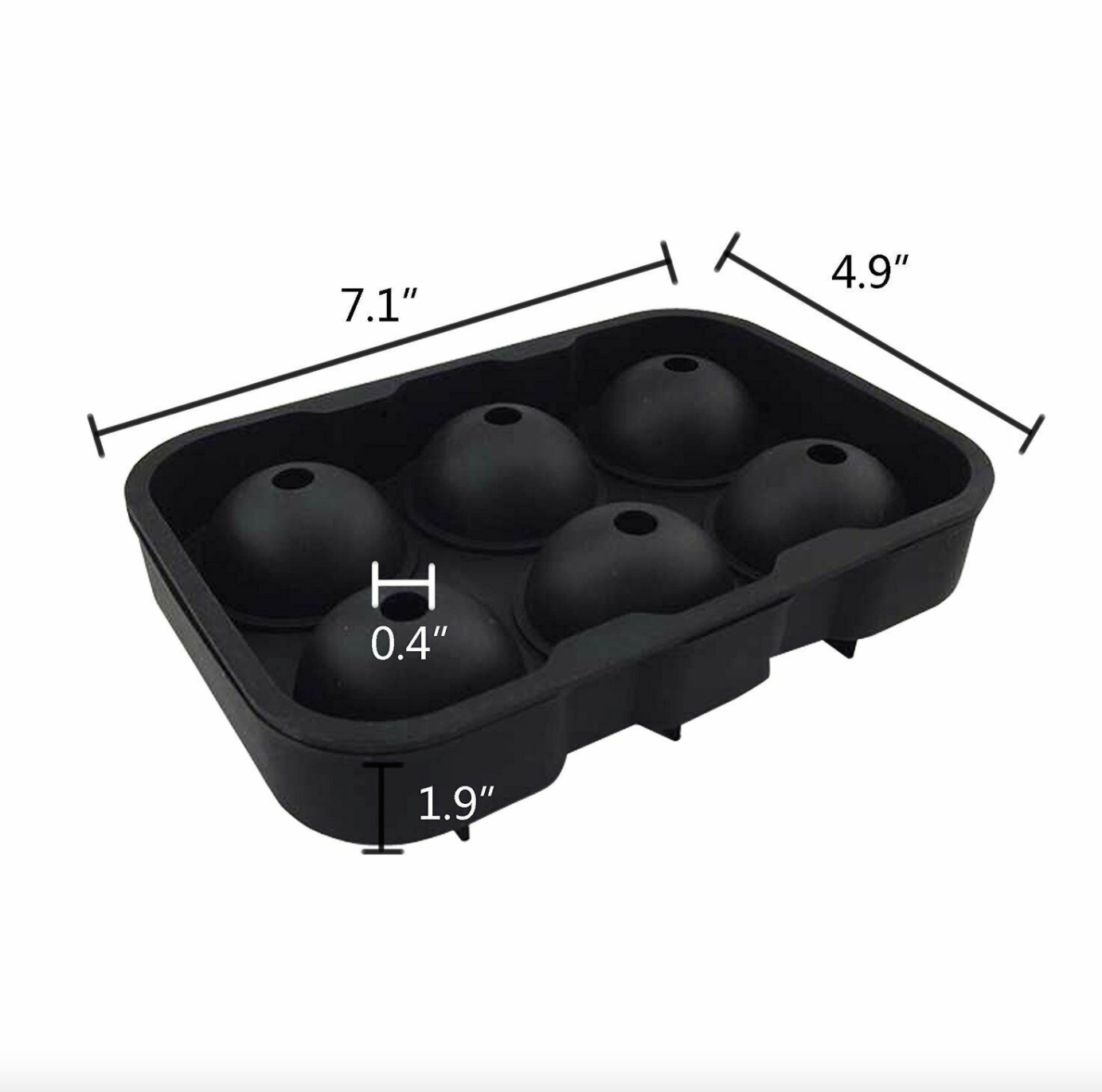 Ball shape ice cube silicone mold tray - Image 14