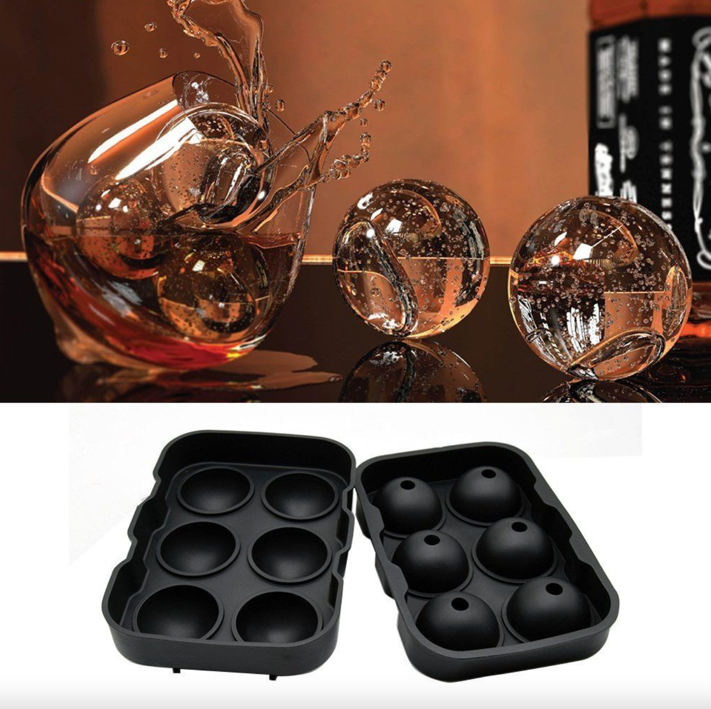 Ball shape ice cube silicone mold tray - Image 15
