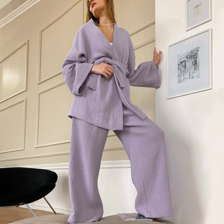 Relaxed fit homewear pajama set