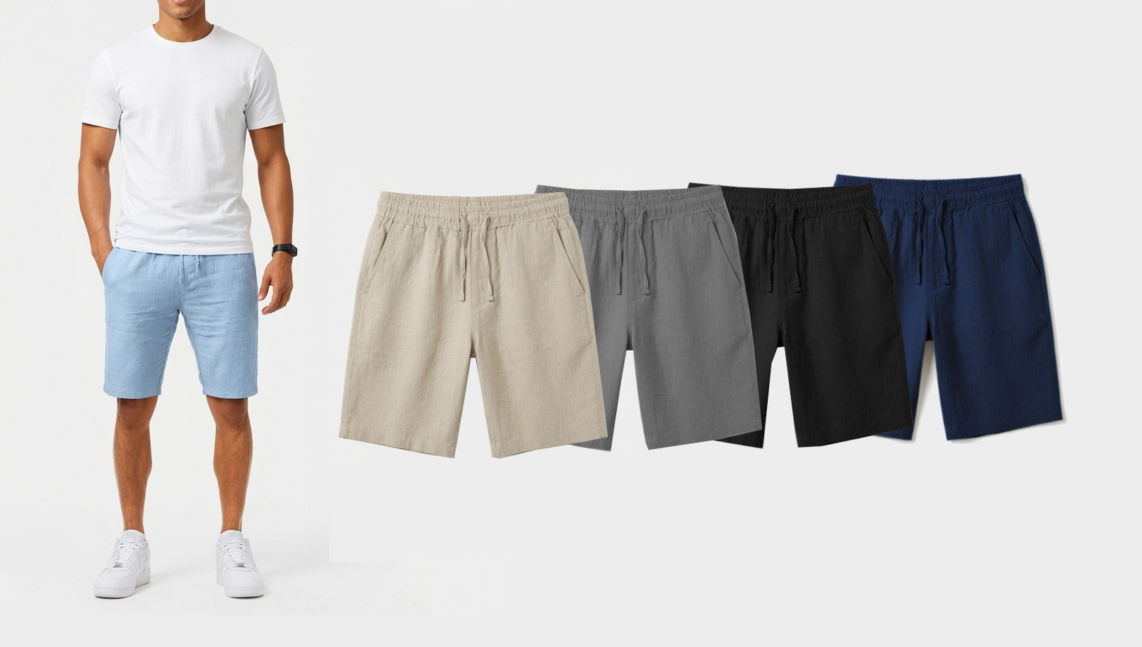 Casual men's summer shorts - Image 16