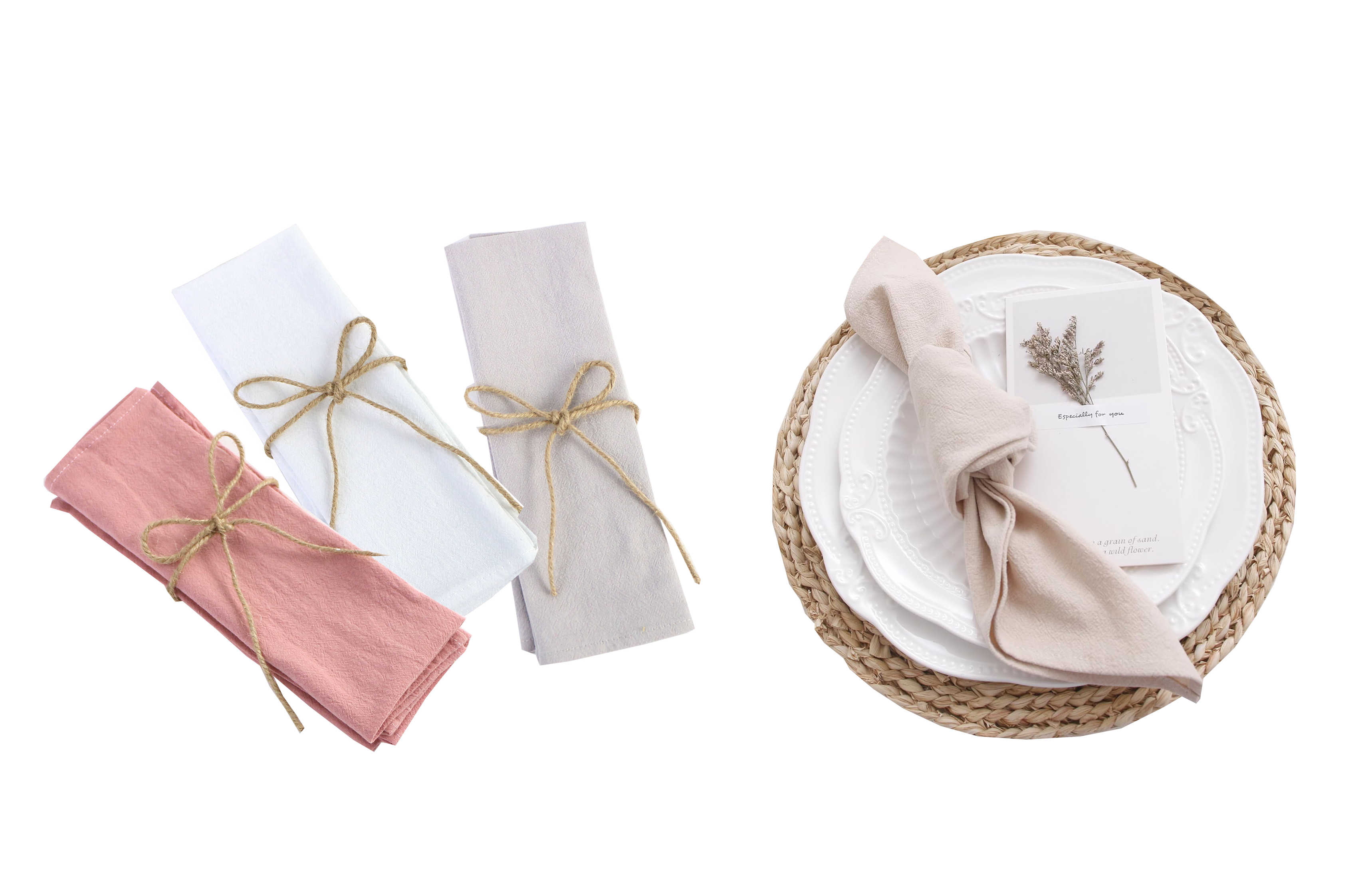 30 x 45 cm cotton table napkins 2pack - Image 31