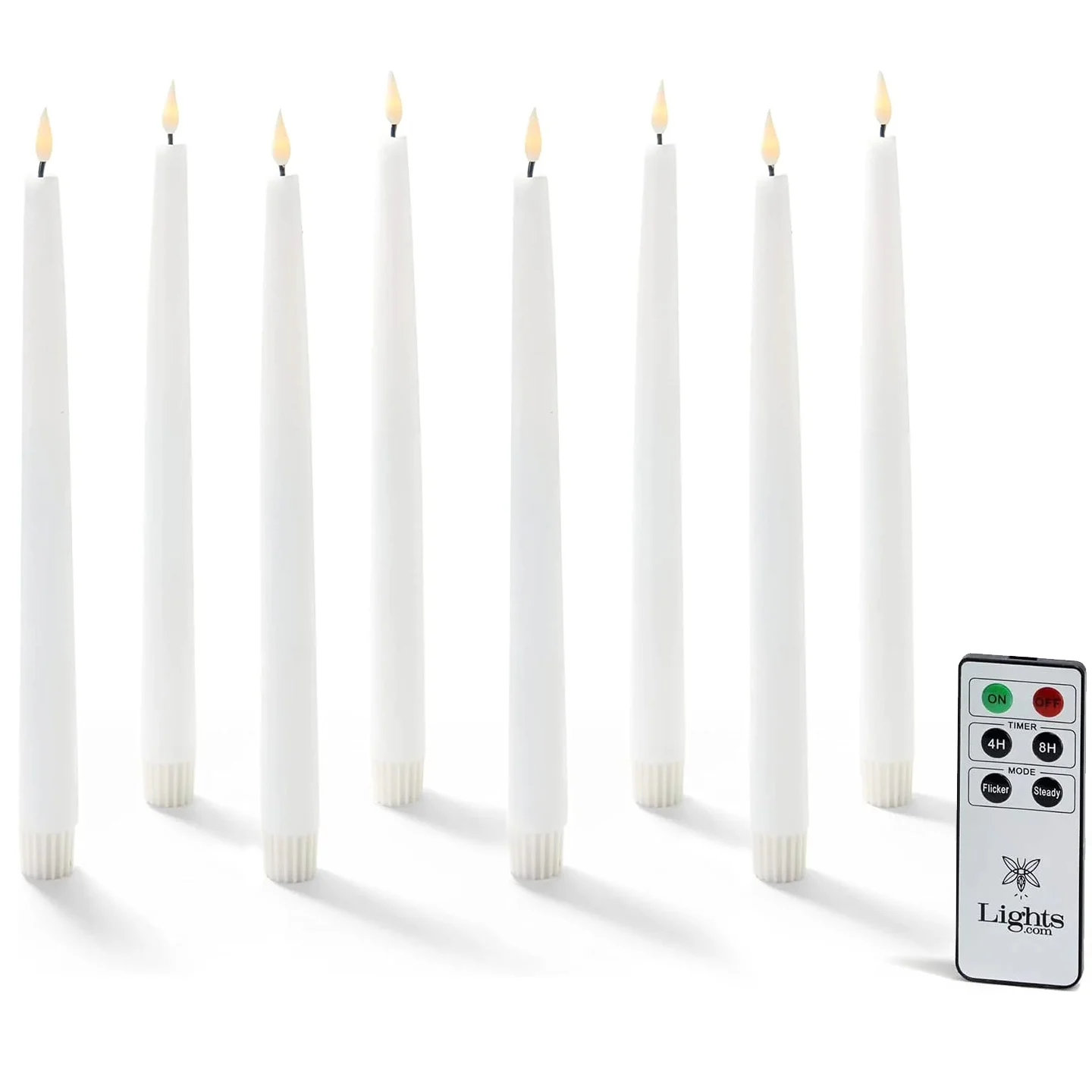 Flameless LED taper candles set with remote - Image 9