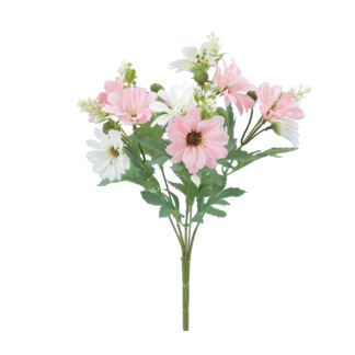12 heads artificial daisy flower branch