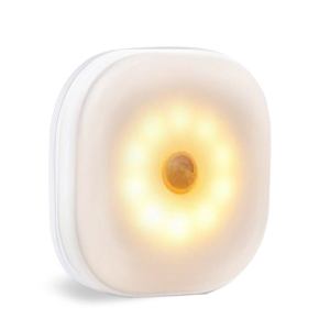 Portable motion sensor night light set of 2