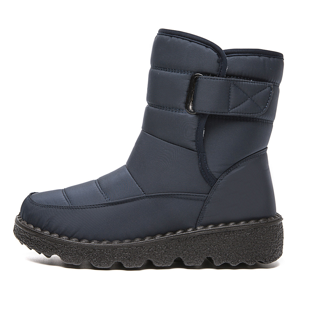 Warm winter boots for women - navy - Image 2