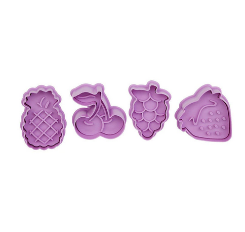 Multi-pattern 4 piece cookie molds set - Image 7