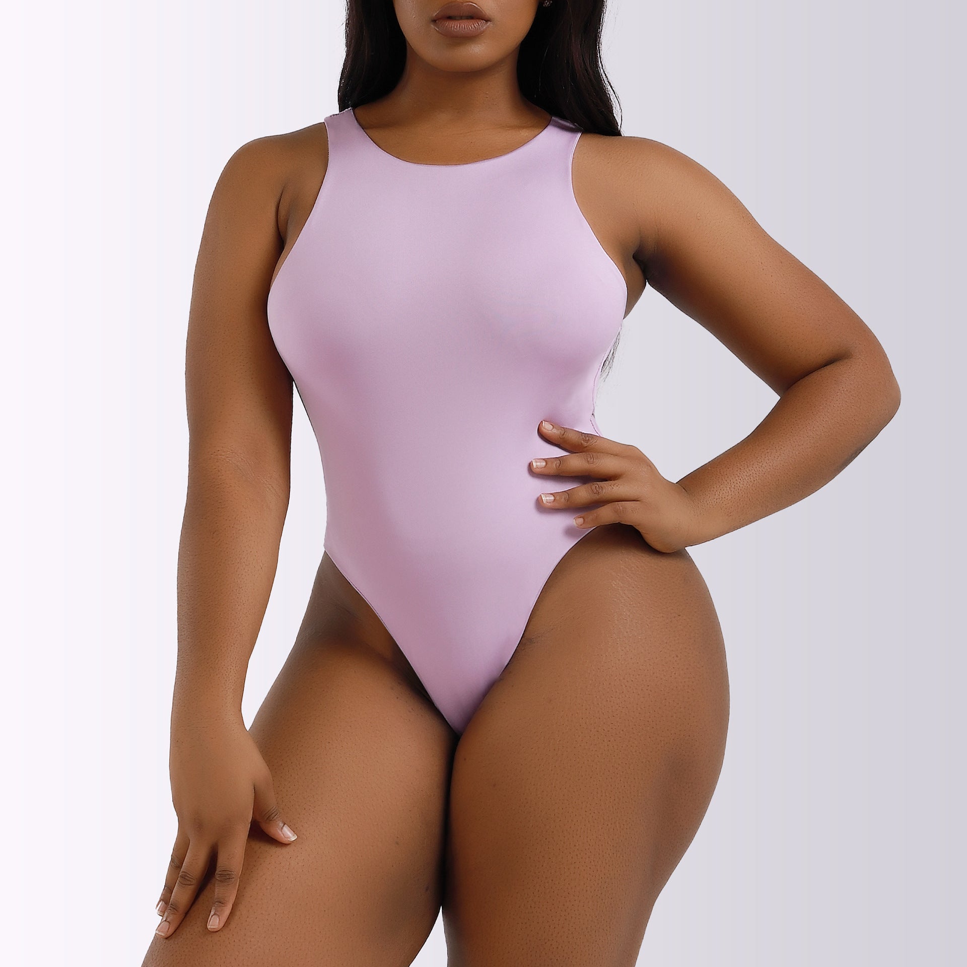 Sleeveless bodycon bodysuit