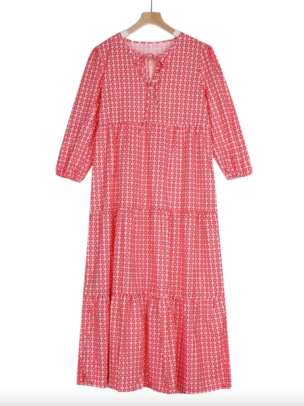 Boho style printed maxi dress - Image 20