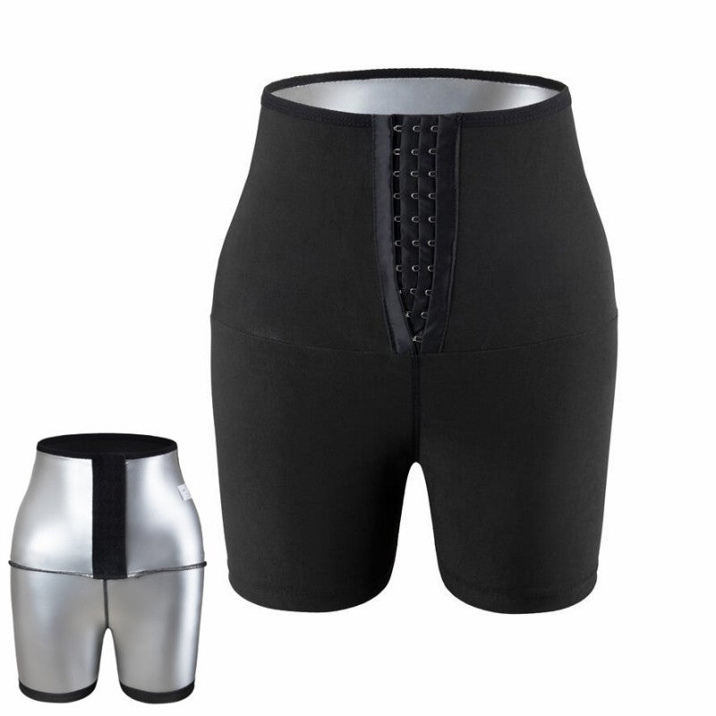 Sauna effect women's corset sweatshorts