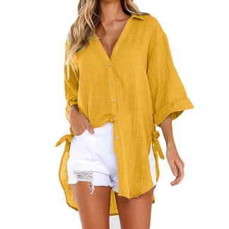 Long sleeve relaxed women's shirt
