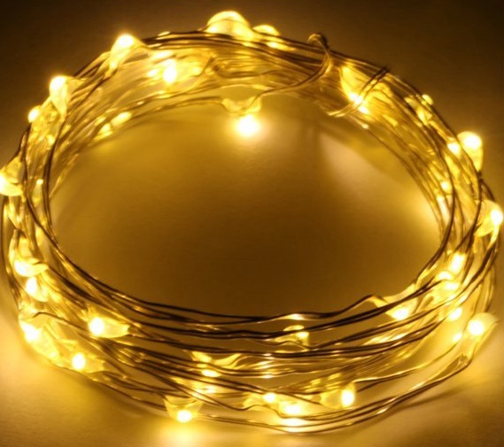 Copper wire LED string lights 2pack - Image 2