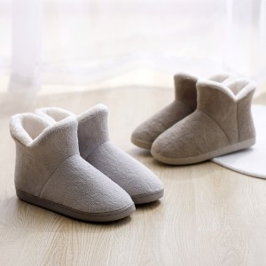 Unisex warm indoor slipper boots