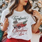 Christmas print women's t-shirt